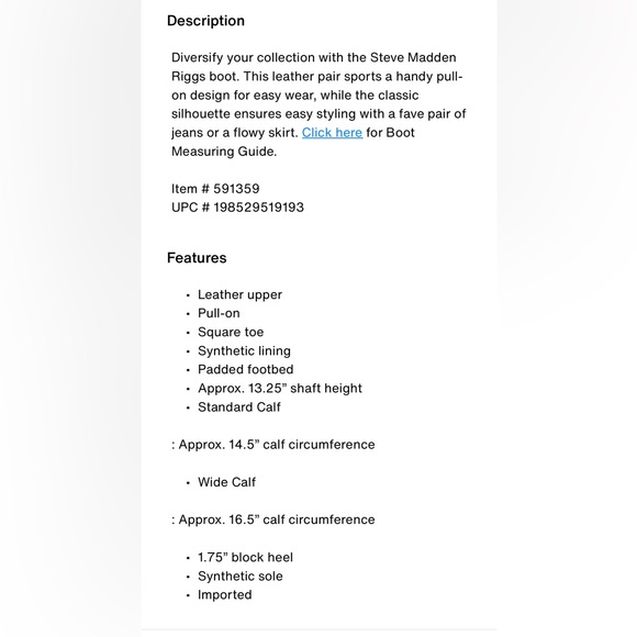 Steve Madden Riggs Boots - Picture 14 of 14